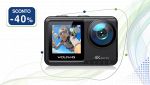 WOLFANG GA420 action cam 4K con doppio schermo