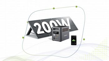 AFERIY Power Station P180 Pro con pannello solare portatile