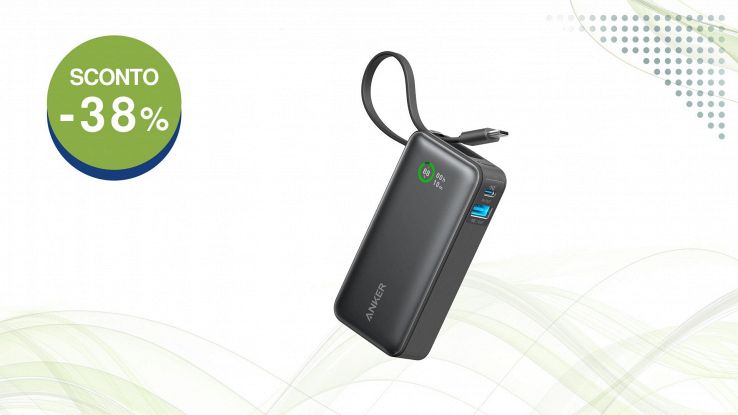 Anker Nano Power Bank ricarica rapida 10000mAh