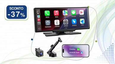 Avylet Carplay Auto Android Wireless 8,1 pollici con telecamera posteriore