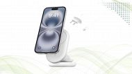Belkin BoostCharge Caricabatteria magnetico pieghevole 2 in 1 bianco