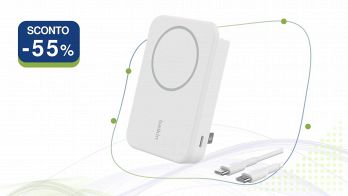 Belkin BoostCharge Pro power bank wireless bianco