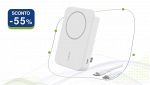 Belkin BoostCharge Pro power bank wireless bianco