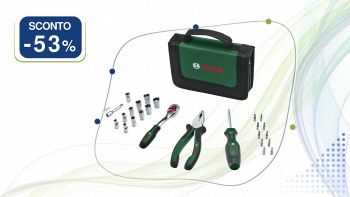 Bosch Starter kit di utensili manuali da 26 pezzi