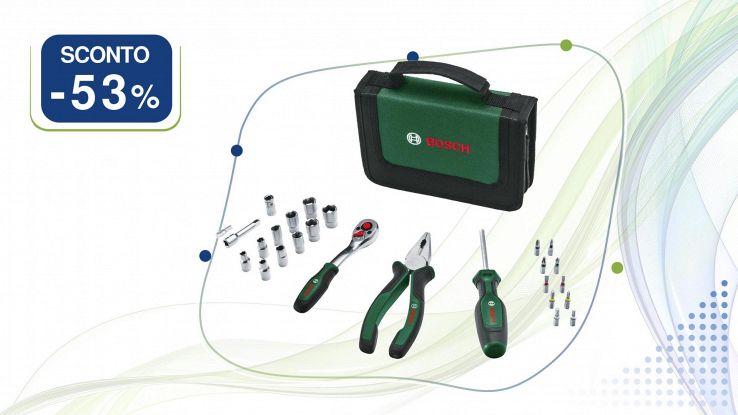 Bosch Starter kit di utensili manuali da 26 pezzi
