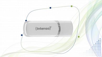 Chiavetta USB-C Intenso Flash Line 32 GB bianca