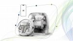 DJI ROMO P robot aspirapolvere lavapavimenti trasparente