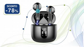 Drsaec Cuffie Bluetooth 5.4 nere