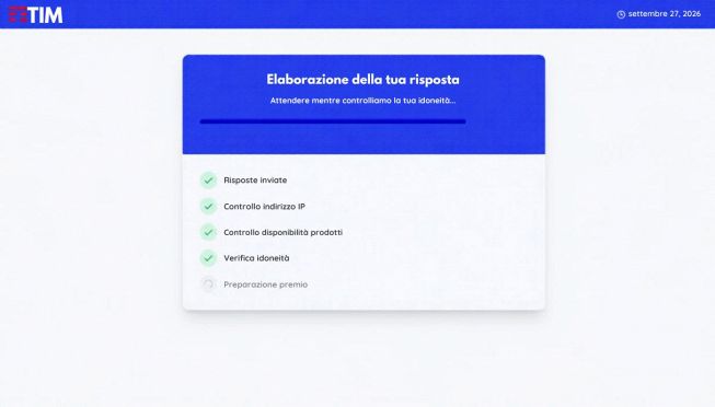 Elaborazione truffa TIM