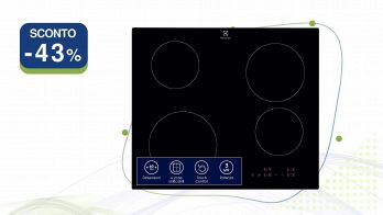 Electrolux Serie 300 Piano Cottura a Induzione nero