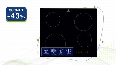 Electrolux Serie 300 Piano Cottura a Induzione nero