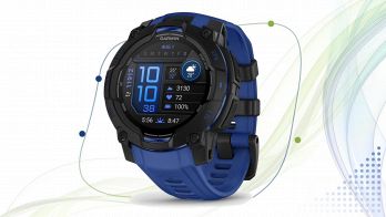 Garmin Instinct 3 smartwatch GPS Black & Bolt Blue