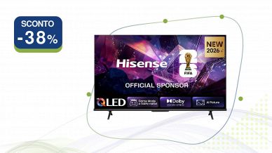 Hisense Smart TV QLED 144Hz 43 pollici 4K 43E7S PRO