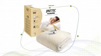 Imetec Scaldasonno matrimoniale lana merino