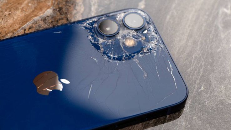 Un iPhone danneggiato