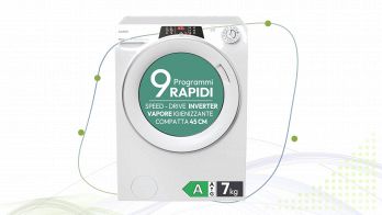 Lavatrice Candy RapidÓ slim 7 kg bianca