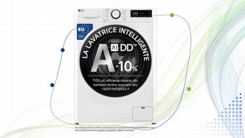 Lavatrice LG AI DD F4R3011NSWB bianca