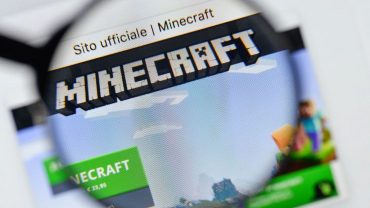 Pagina web Minecraft lente ingrandimento