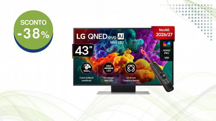 LG QNED evo AI MiniLED 43 pollici