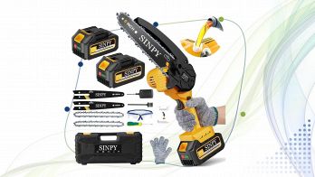 Mini motosega SINPY a batteria per potatura