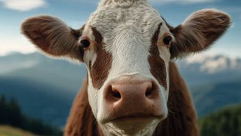 Una mucca