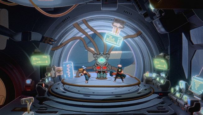 Uno screenshot di Orbitals