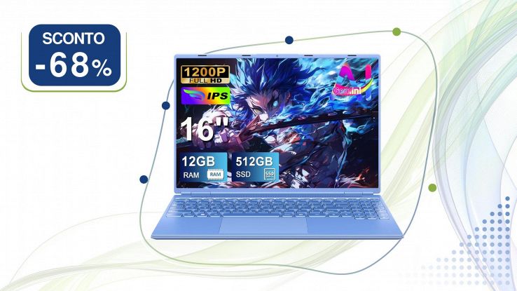 PC Portatile Laptop 16 Pollici NOTODD