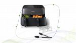 Philips Airfryer 3000 doppio cestello 9L