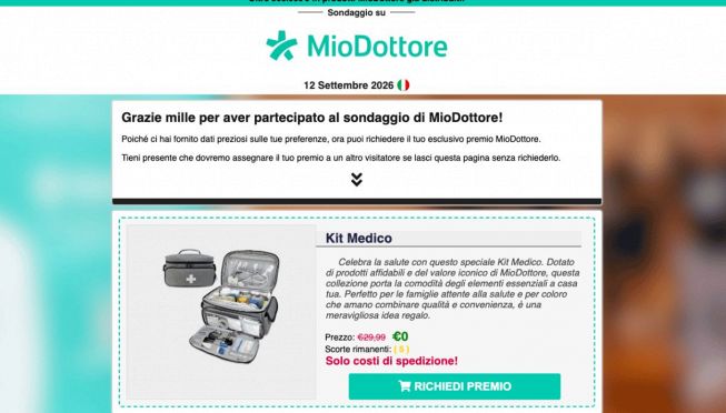 MioDottore, kit premio
