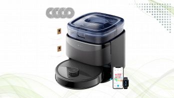 Robot aspirapolvere lavapavimenti Lefant M3 Max con stazione all-in-one