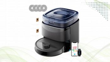 Robot aspirapolvere lavapavimenti Lefant M3 Max con stazione all-in-one