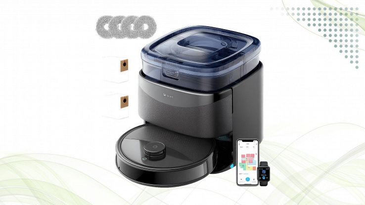 Robot aspirapolvere lavapavimenti Lefant M3 Max con stazione all-in-one