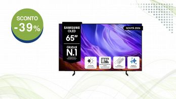 Samsung Smart TV OLED 65 pollici QE65S83HAEXZT