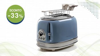 Ariete Tostapane Vintage 2 Fette celeste