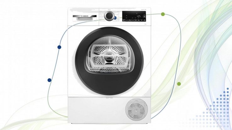 Asciugatrice Bosch WQG24200IT Serie 6 bianca