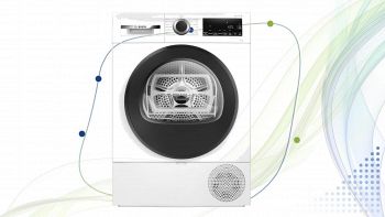 Asciugatrice Bosch WQG24200IT Serie 6 bianca