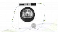 Asciugatrice Bosch WQG245D0IT Serie 6 bianca