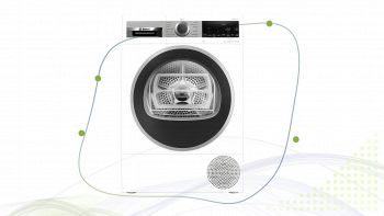 Asciugatrice Bosch WQG245D0IT Serie 6 bianca