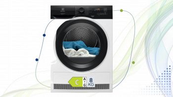 Asciugatrice Electrolux EW6HZ1C8 a pompa di calore da 8 kg