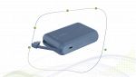 Belkin BoostCharge Power Bank 10000mAh blu con cavo USB-C integrato