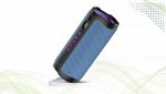 Cassa Bluetooth Portatile coioc nera con luci RGB