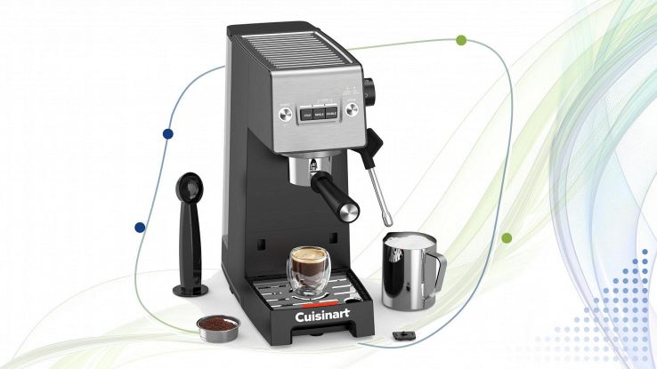 CUISINART Macchina da Caffè Slim con montalatte integrato