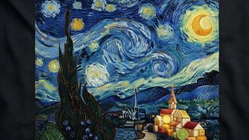 Notte stellata Van Gogh dettaglio