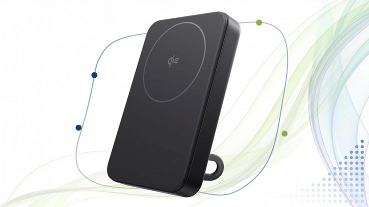 EcoFlow Qi2 15W Power Bank con supporto e cavo da 36 W