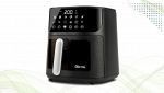 Girmi FG78 friggitrice ad aria nera e argento