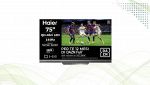 Haier Smart TV 75 pollici QD-Mini LED 4K