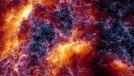 Immagine dell'Universo "da piccolo" della simulazione Lumina