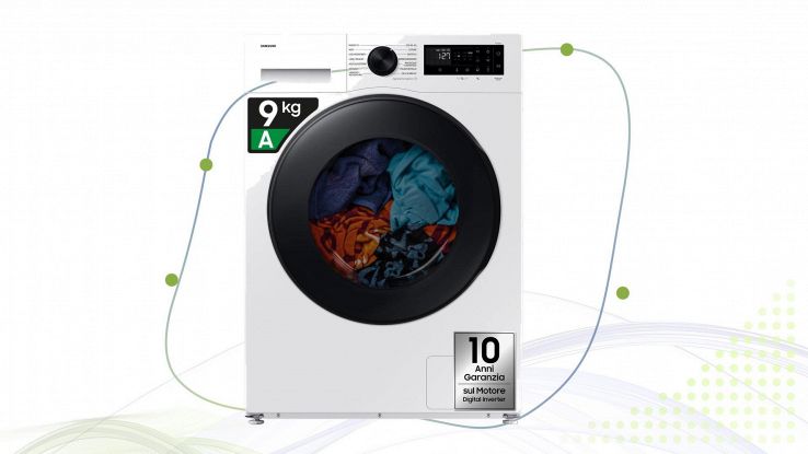 Lavasciuga Samsung Crystal WiFi WD90DG5B15BEET