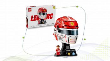 LEGO Editions Casco di Charles Leclerc Scuderia Ferrari HP