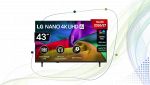 LG NANO AI UHD 43NU8E0B3LA smart TV 4K da 43 pollici